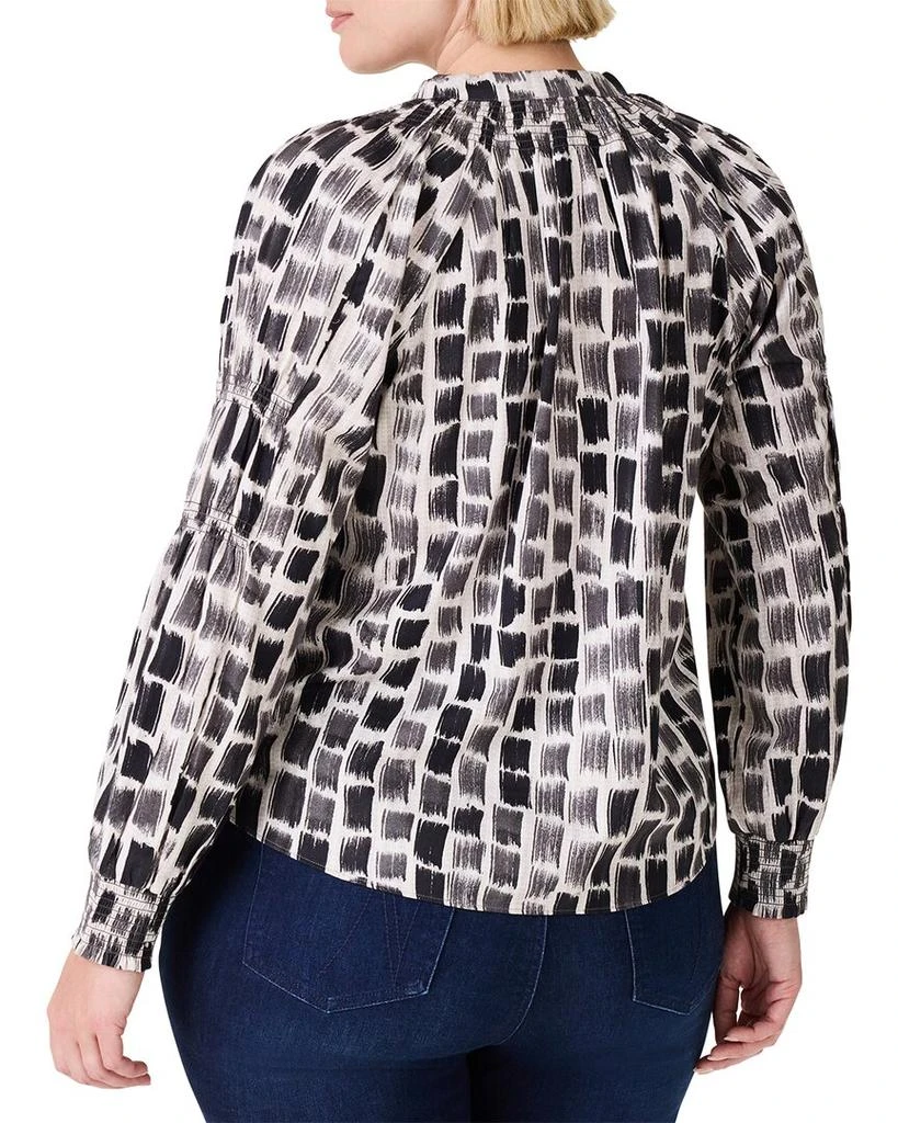 NIC+ZOE NIC+ZOE Plus Brushstroke Blues Top 2