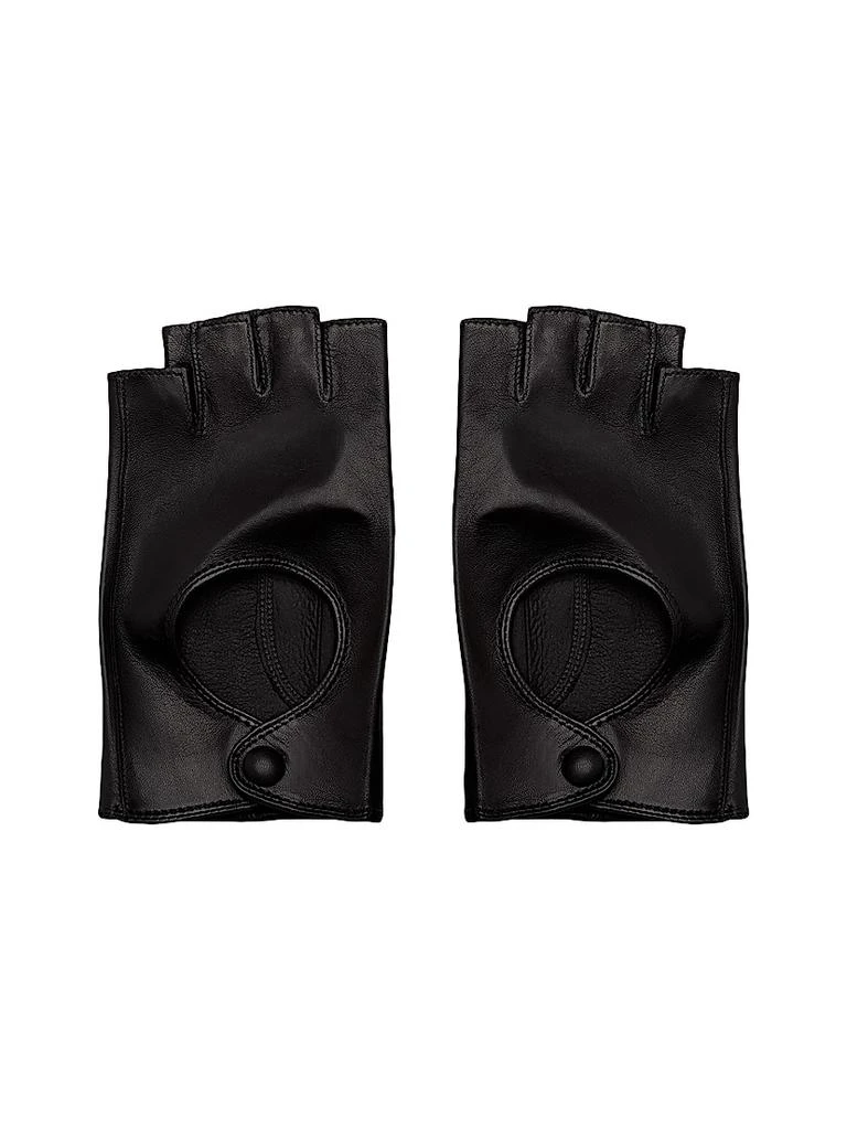 Seymoure Fingerless Leather Driving Gloves