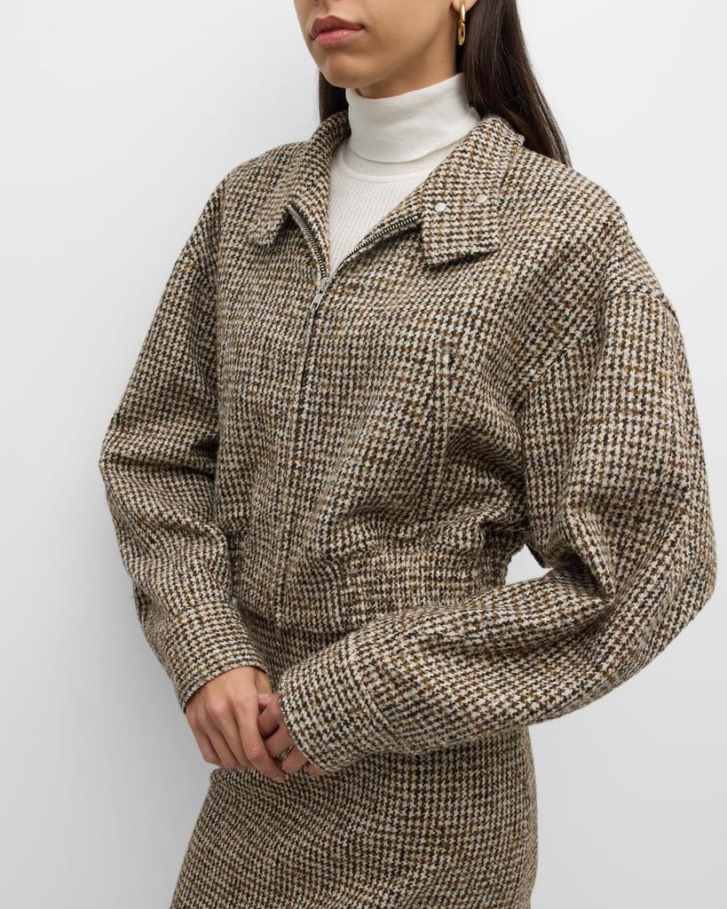 ジャケット・アウター PHENOMENON HOUNDSTOOTH STAND COLLAR JKT ジャケット・アウター PHENOMENON HOUNDSTOOTH STAND COLLAR JKT