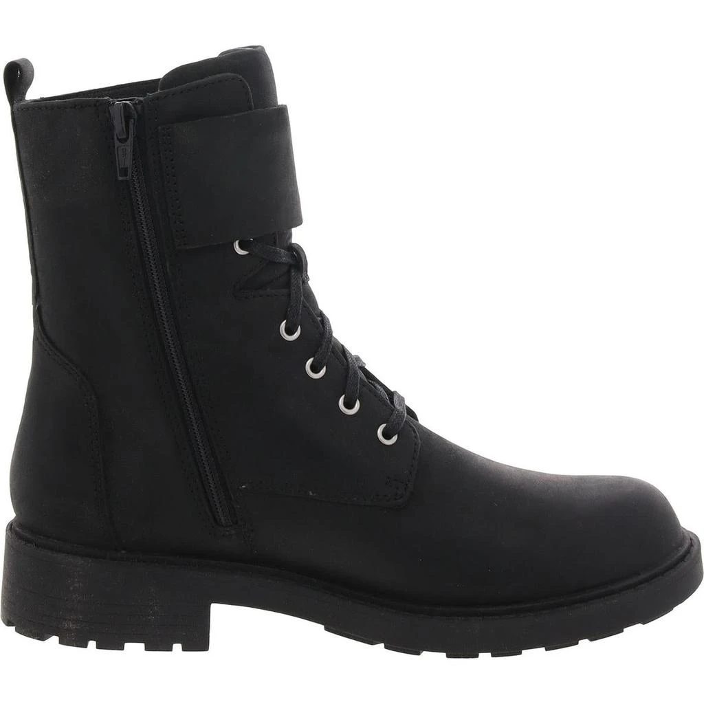Clarks ORINOCO 2 LACE Womens Leather Cushioned Footbed Combat & Lace-Up Boots 2