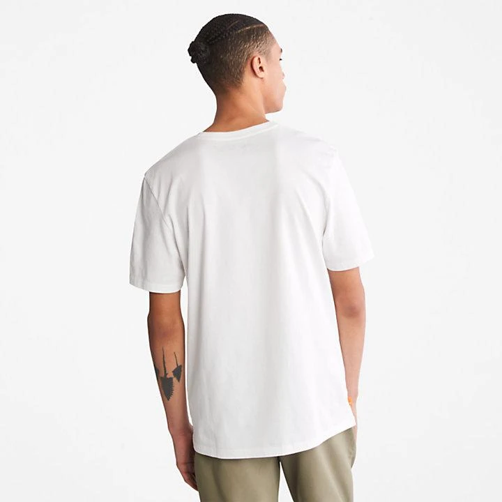 Timberland Camo-Logo T-Shirt for Men in White 2