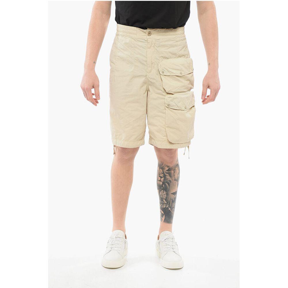 Ten C Ten c Solid Color Nylon Cargo Men's Shorts
