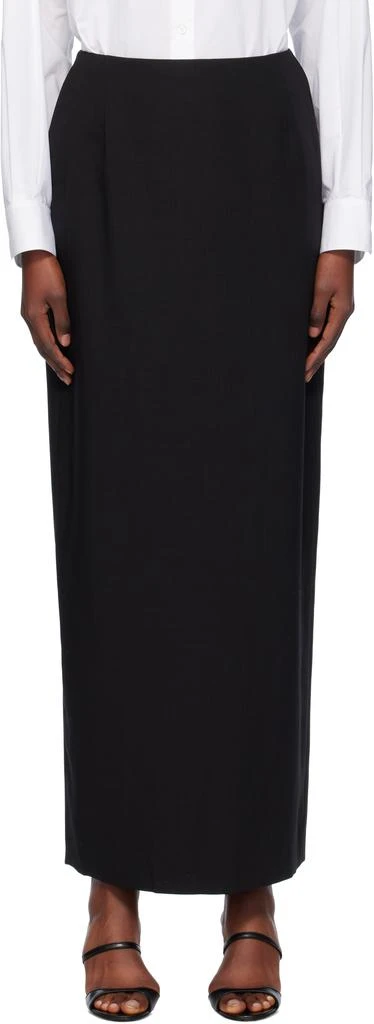 La Collection Black Valeria Maxi Skirt 1