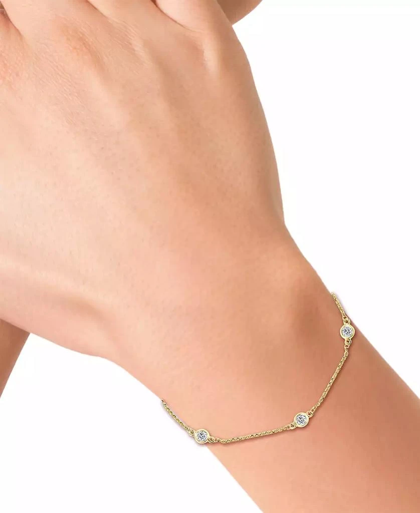 Effy EFFY® Diamond Bezel Link Bracelet (1/2 ct. t.w.) in 14k Yellow Gold 2