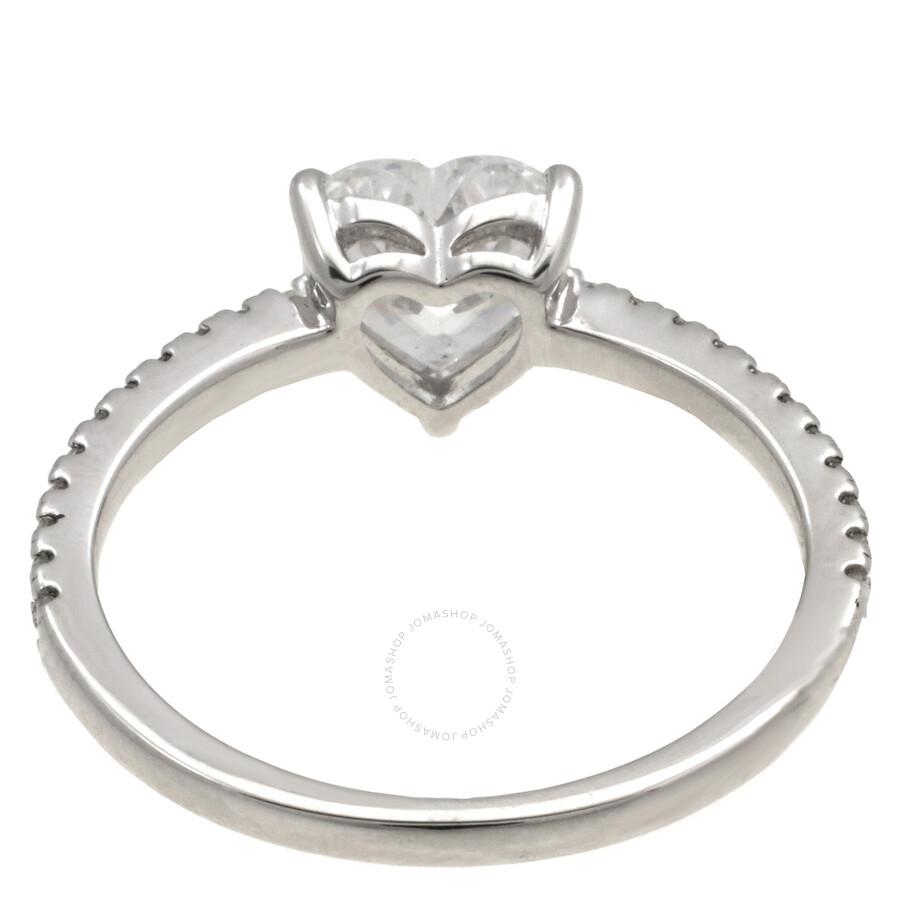 Heart Pave Sterling Silver Ring – On Sale Now with Up to 44
