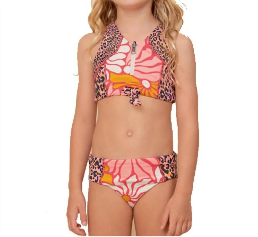 Maaji Maaji - Tropical Leaf Girls Bikini Set 2