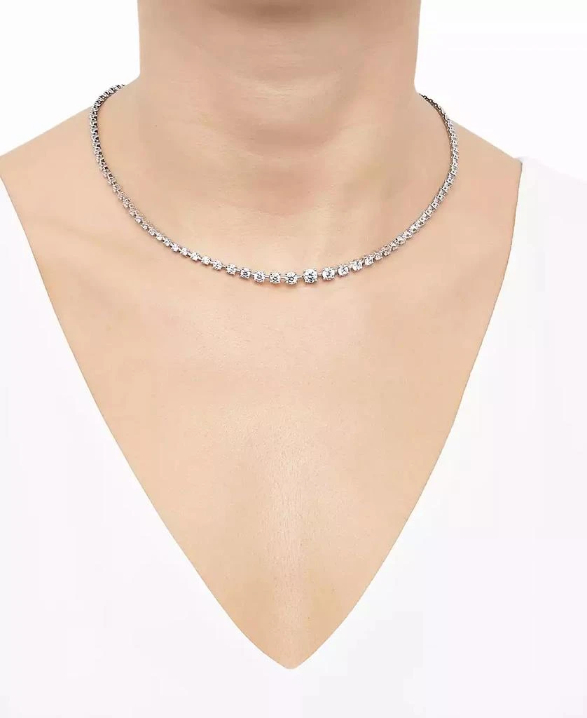 Grown With Love Lab Grown Diamond Graduated 16" Collar Necklace (7 ct. t.w.) in 14k White Gold 2