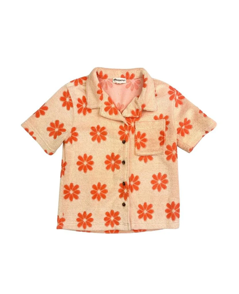 Appaman Resort Shirt In Daisies 2