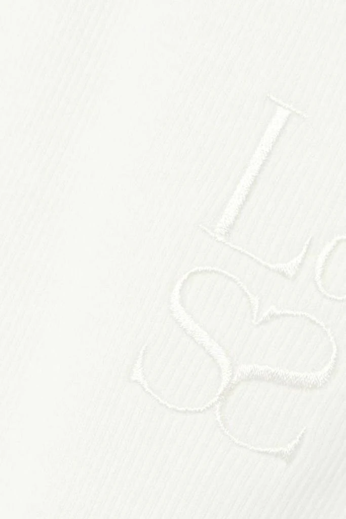 LUDOVIC DE SAINT SERNIN Neo embroidered ribbed stretch cotton tank 4