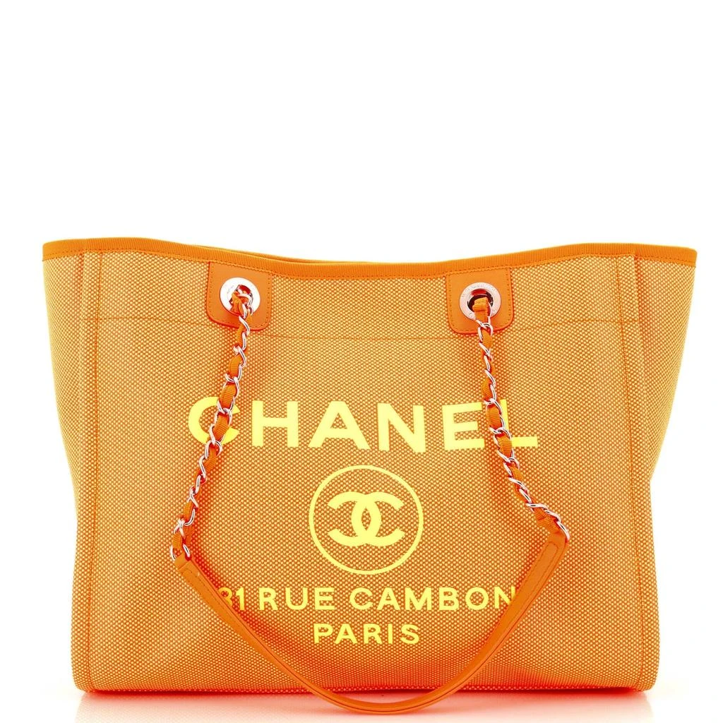Chanel Deauville Tote Mixed Fibers Small 1
