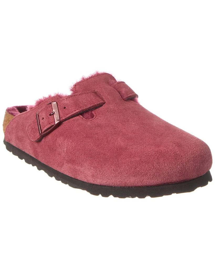Birkenstock Boston VL Suede & Shearling Clog 1