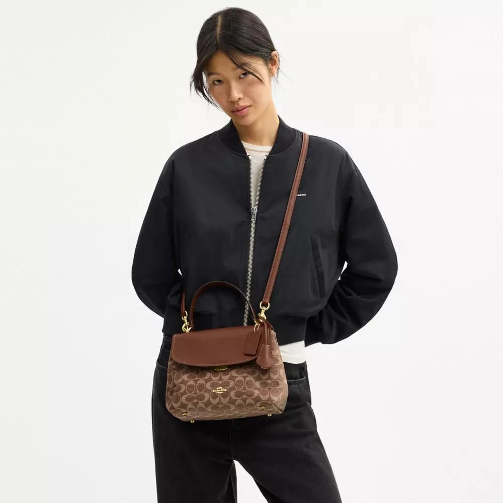 Coach Emory Top Handle Bag In Signature Chenille 2