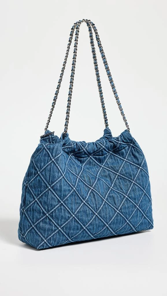 Tory Burch Fleming Soft Denim Drawstring Bag 3