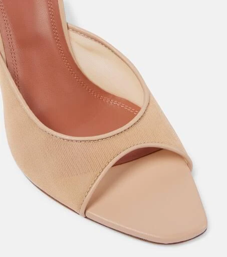 Amina Muaddi Alexa 95 mesh mules 5