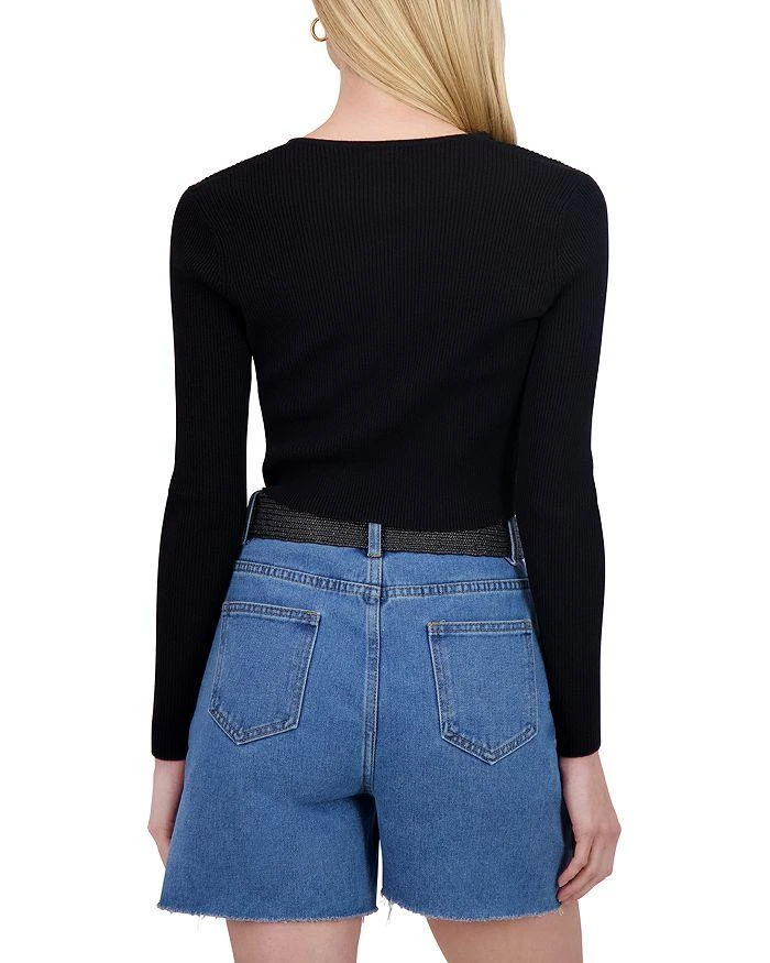 Point Cropped Cardigan 2
