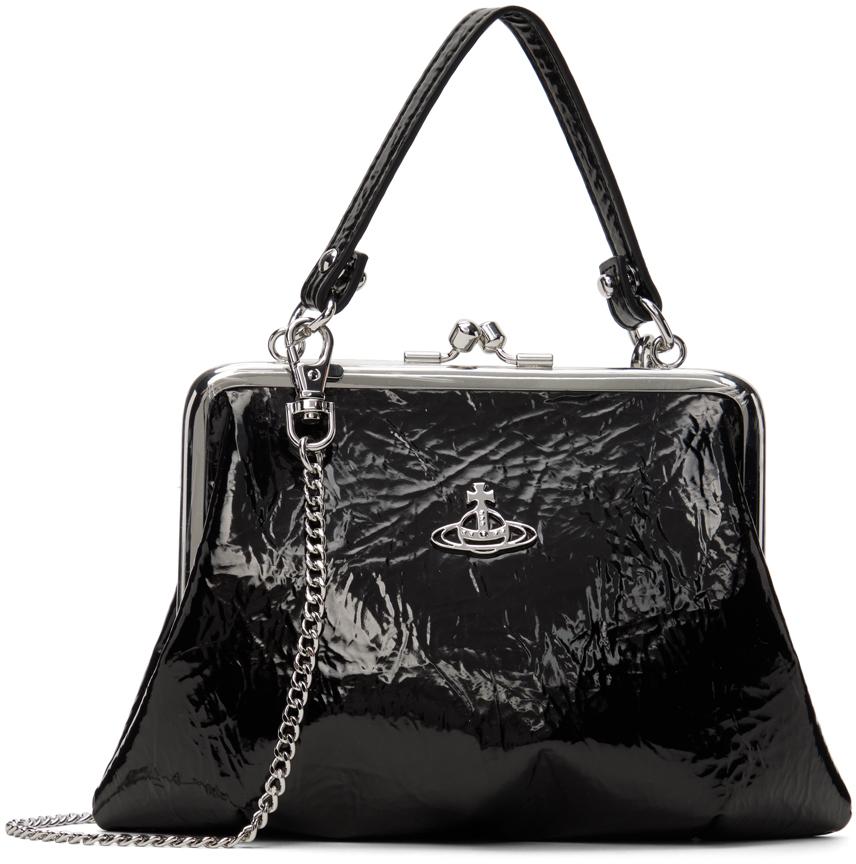 Vivienne Westwood Black Granny Frame Bag