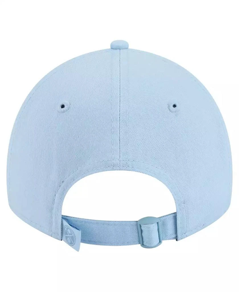 New Era Women's Light Blue Denver Nuggets Colorpack 9TWENTY Adjustable Hat 4