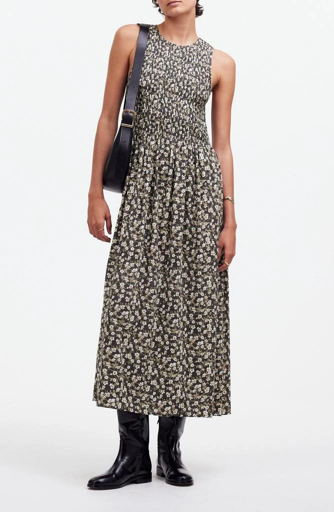 Madewell The Melody Floral Smocked Midi Dress 1