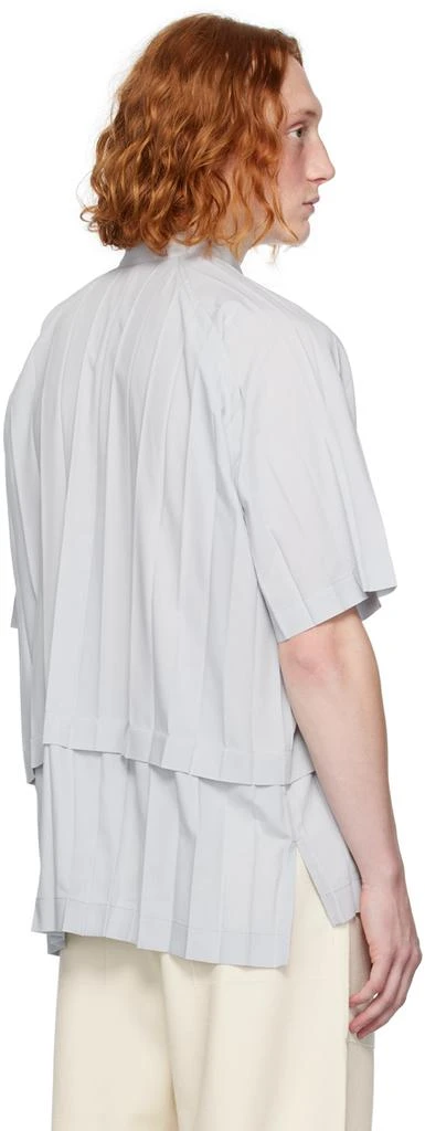 Homme Plissé Issey Miyake Gray Edge Shirt 3