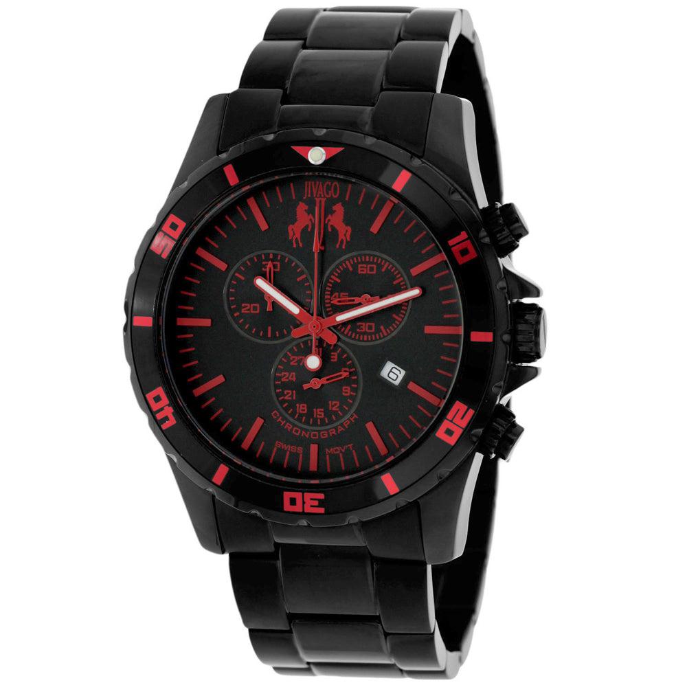 JIVAGO Men's Black dial Watch