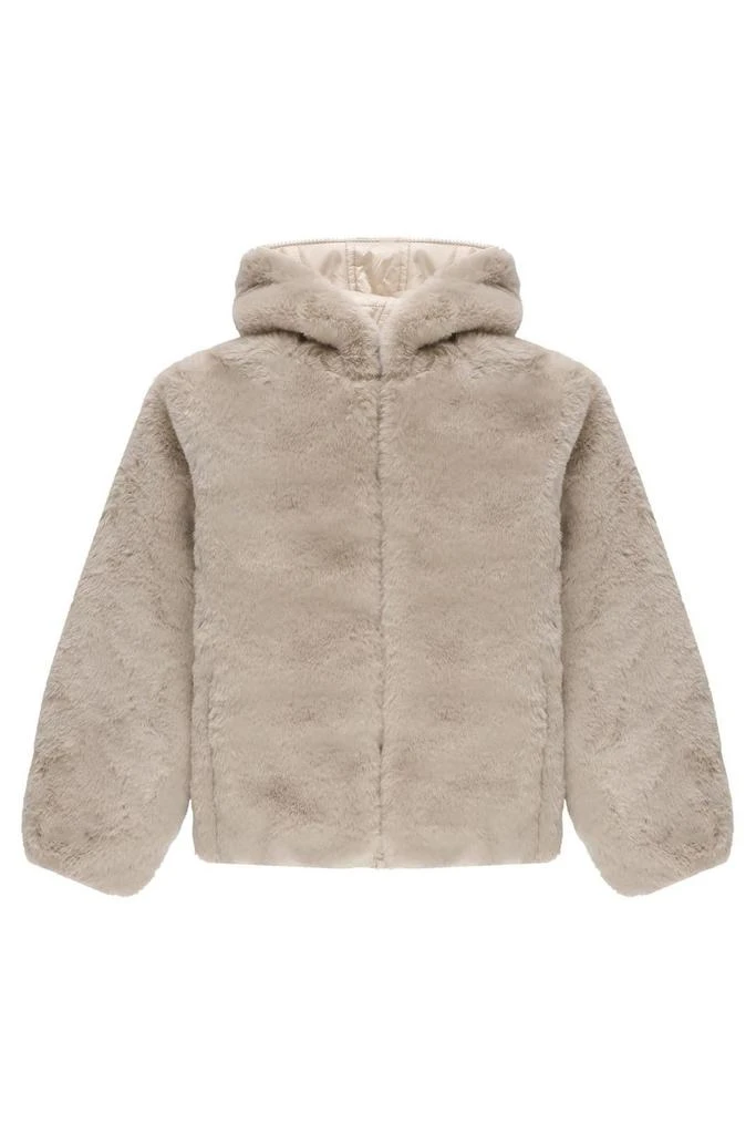 Save The Duck Save The Duck Kids Faux Fur Hooded Jacket