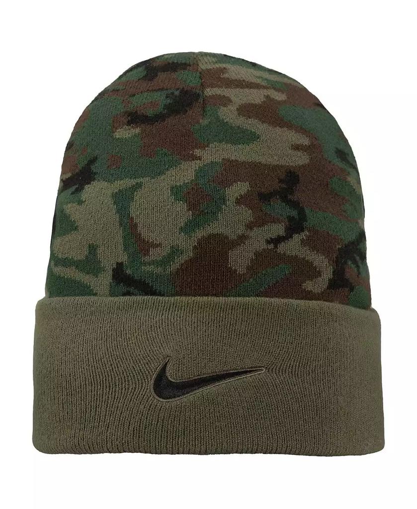 NIKE Men's Camo Air Force Falcons Military-Inspired Pack Cuffed Knit Hat