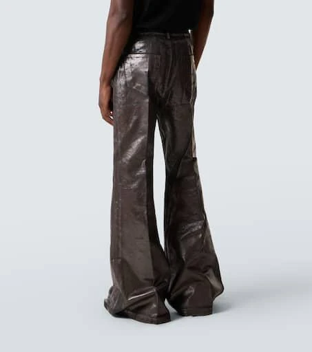 Rick Owens Coated wide-leg jeans 4