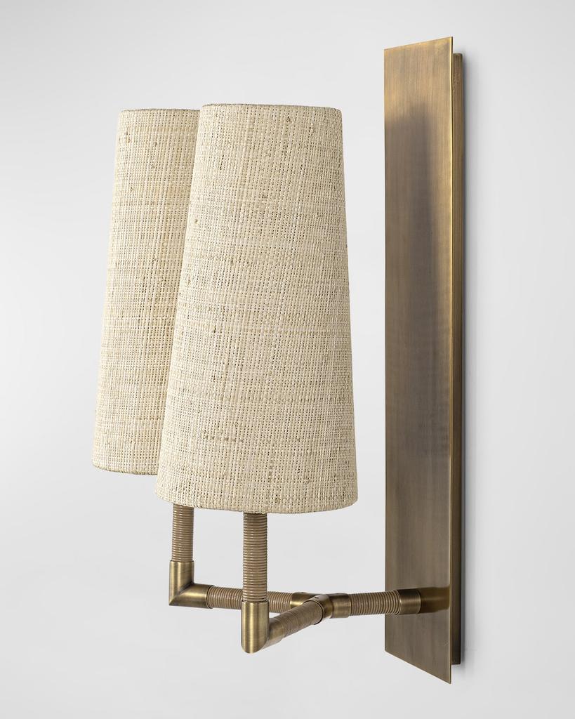 Palecek Irving 23" 2-Light Double Sconce