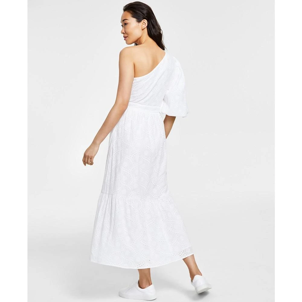 RACHEL Rachel Roy Women's Cotton Eyelet One-Shoulder Maxi Dress 2