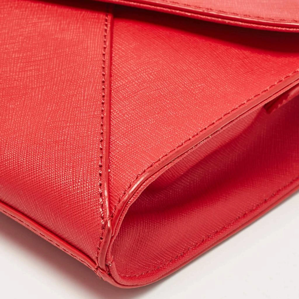 DKNY DKNY Red Leather Logo Flap Shoulder Bag 11