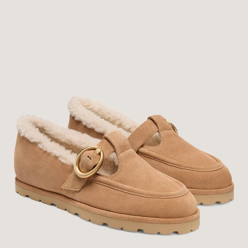 Stuart Weitzman Dakota Shearling Mary Jane Flat