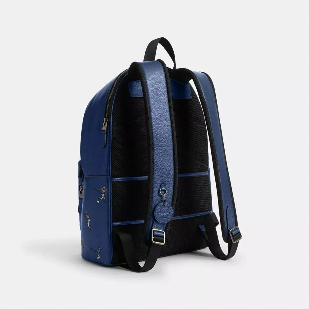 Coach West Backpack With Baseball Print 3