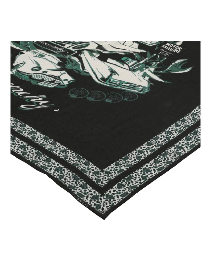 Givenchy Motel Logo Print Silk Scarf 2