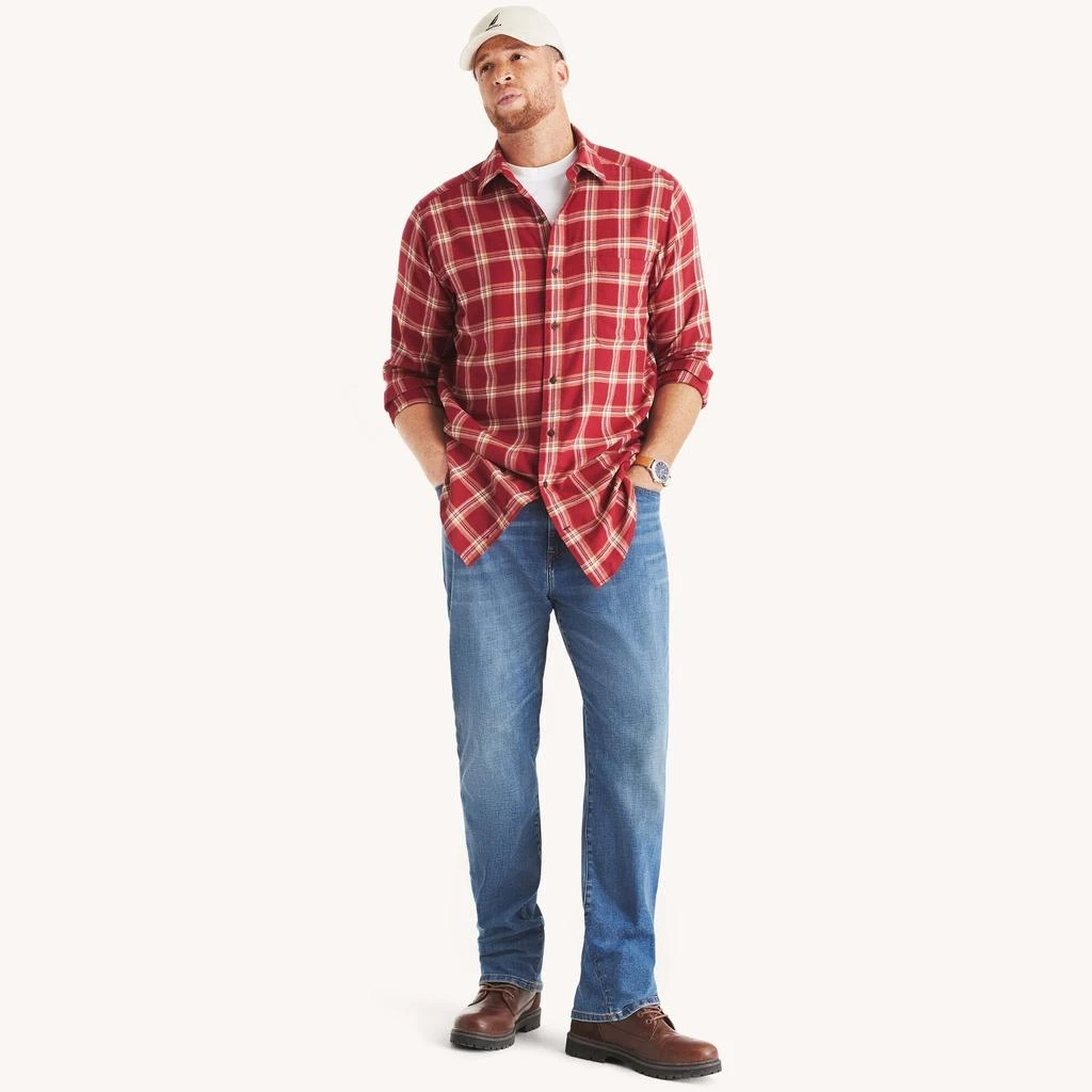 Nautica Mens Big & Tall Plaid Shirt 1
