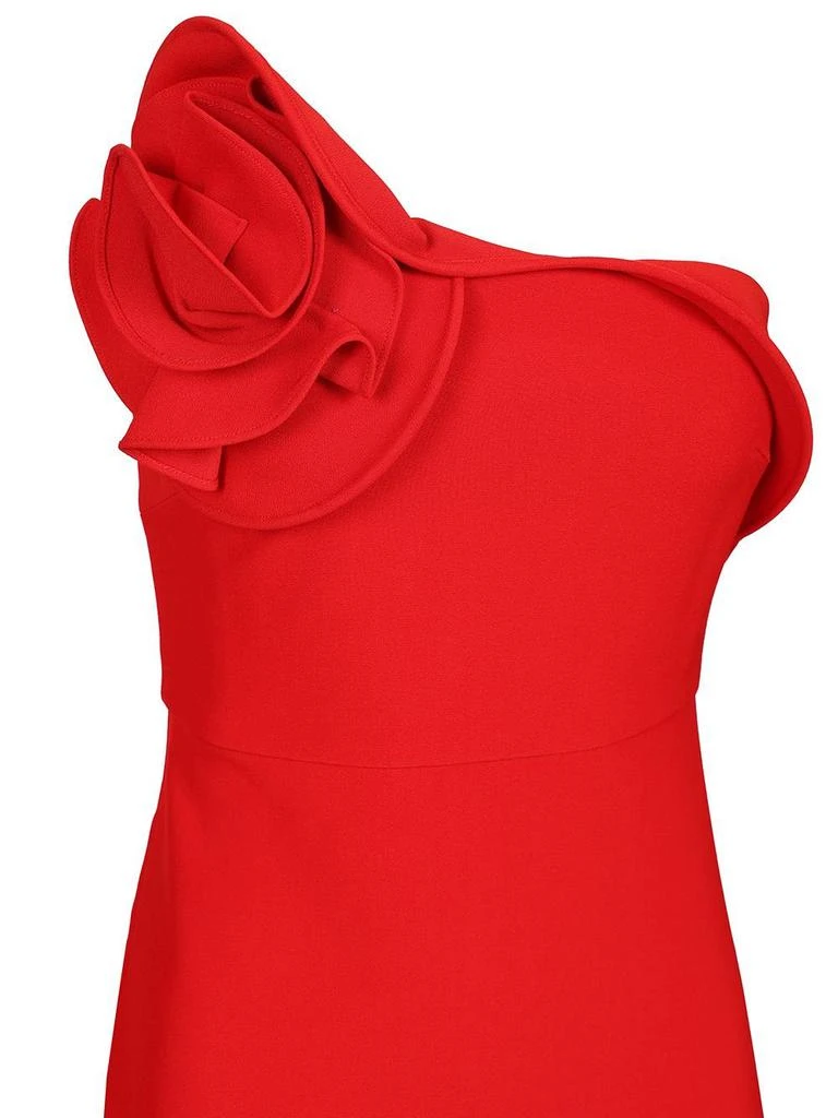 ROLAND MOURET Roland Mouret Floral Detail Midi Dress 4