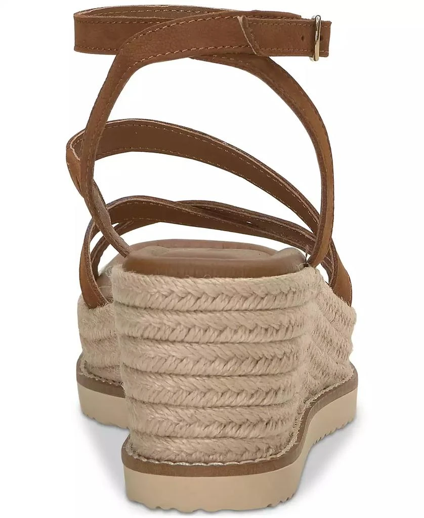 Lucky Brand Women's Carolie Strappy Espadrille Wedge Sandals 3