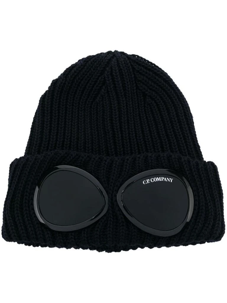 C.P. Company C.P. Company Extra Fine Merino Wool Goggle Beanie 1