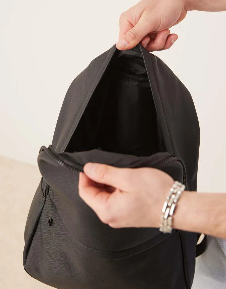 ASOS ASOS DESIGN smart backpack in black 3