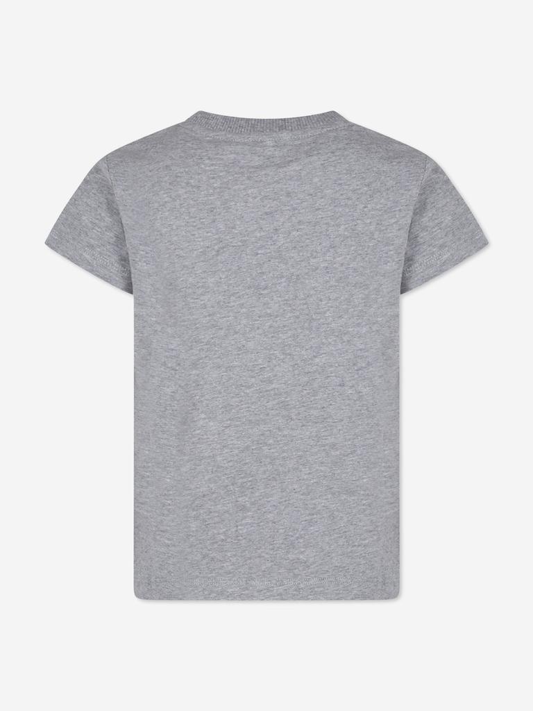 Moschino Moschino Kids Teddy Bear Logo T-Shirt in Grey