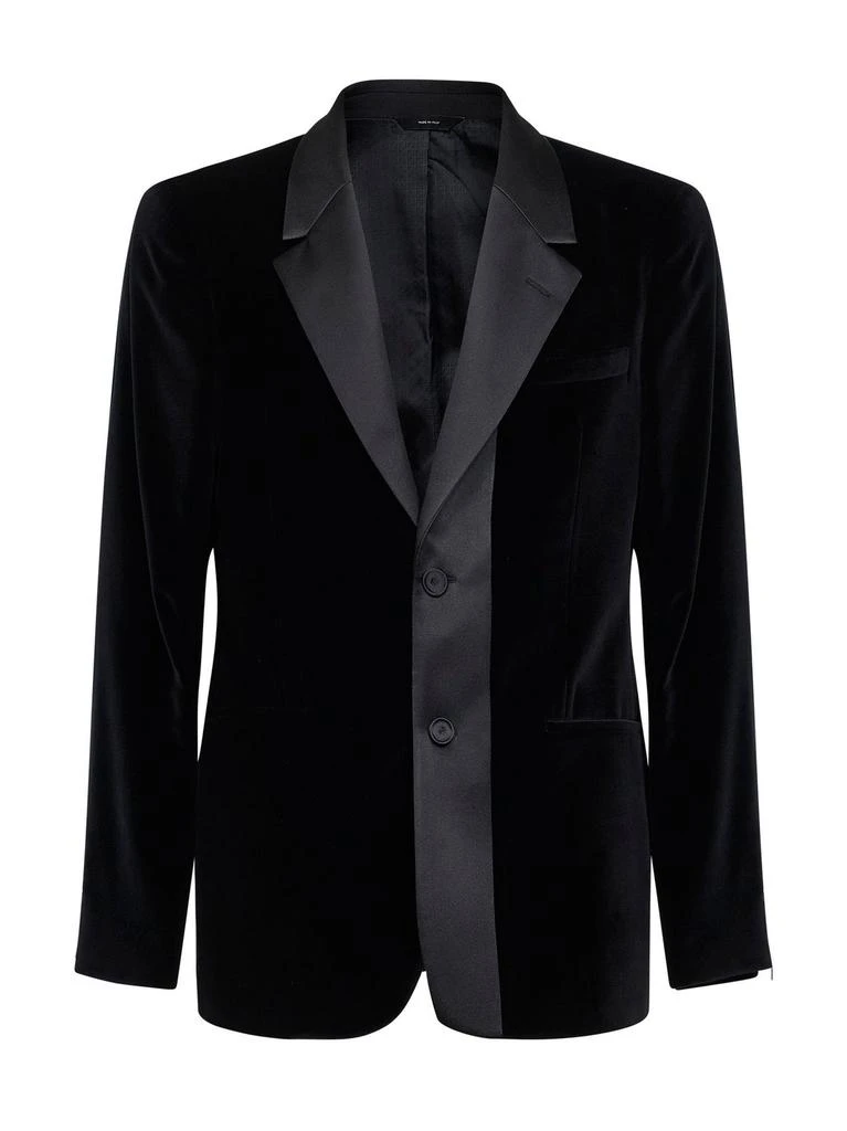 Fendi Fendi Single Breasted Velvet Blazer 1