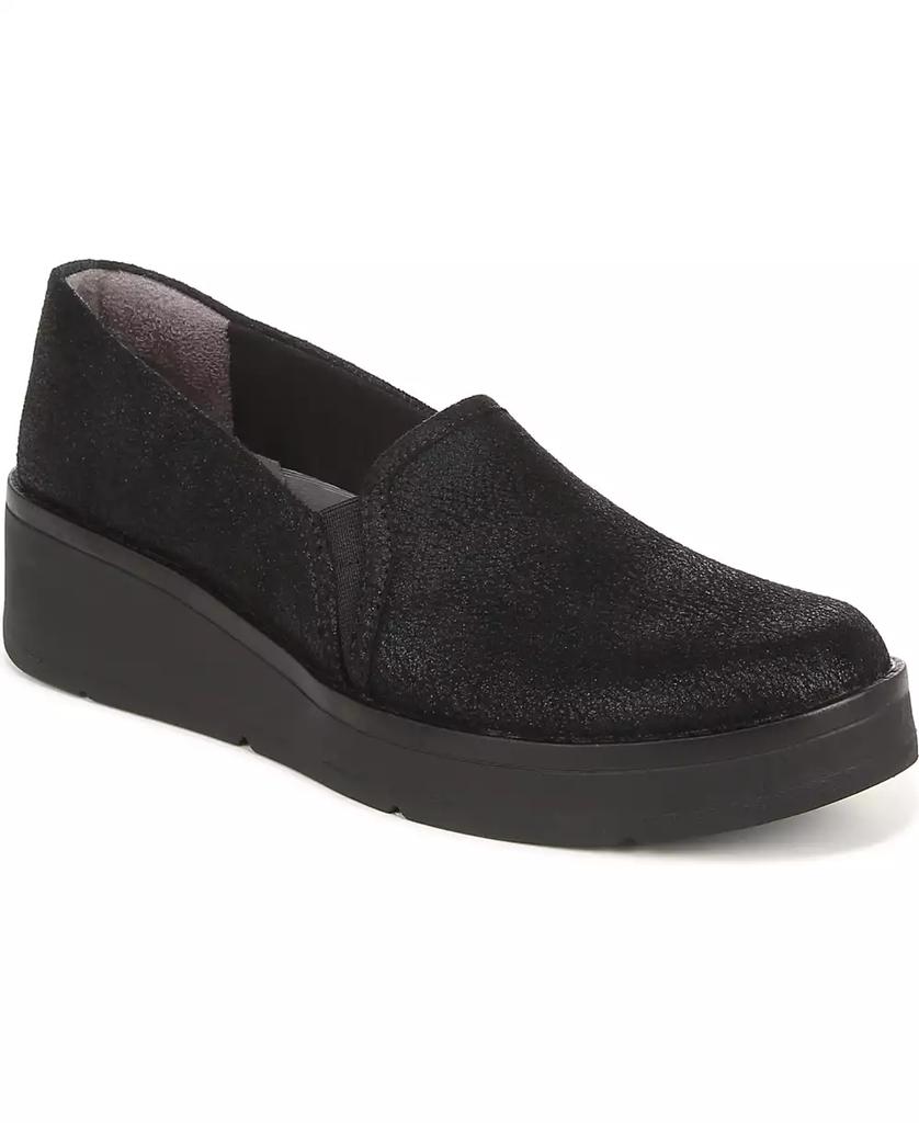 LifeStride Women's Free Spirit Washable Round Toe Wedge Slip Ons