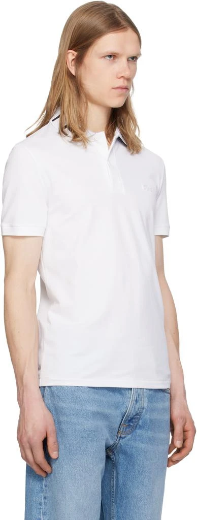 Lacoste White Slim Fit Branded Polo 2