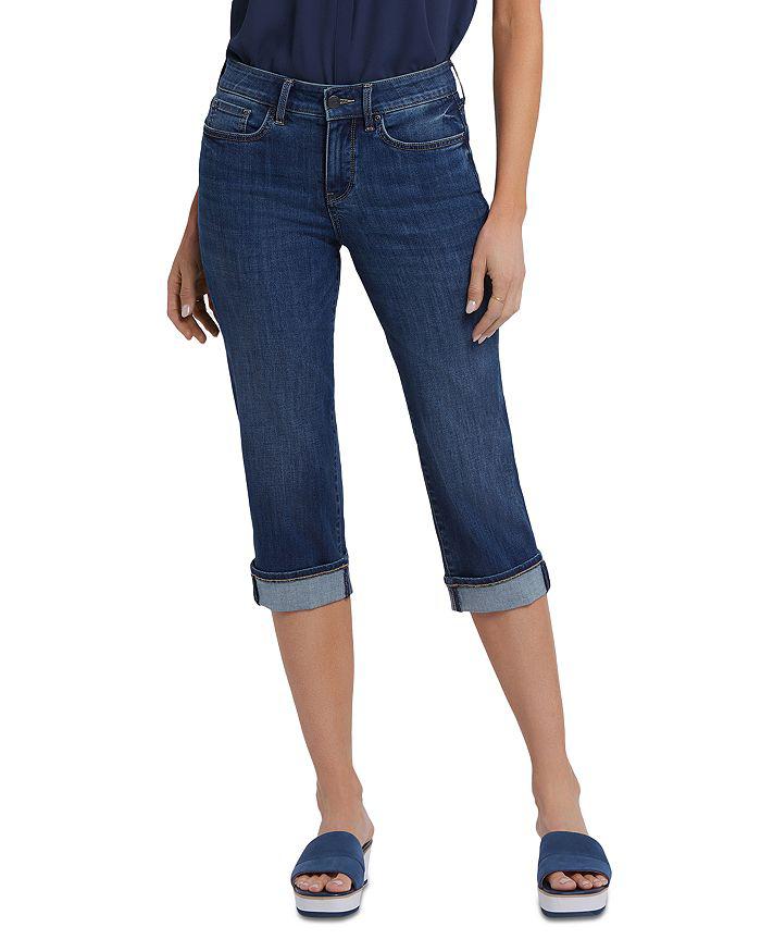 Shop Bailey Relaxed Straight Crop Jeans in Asturia Shore on Sale