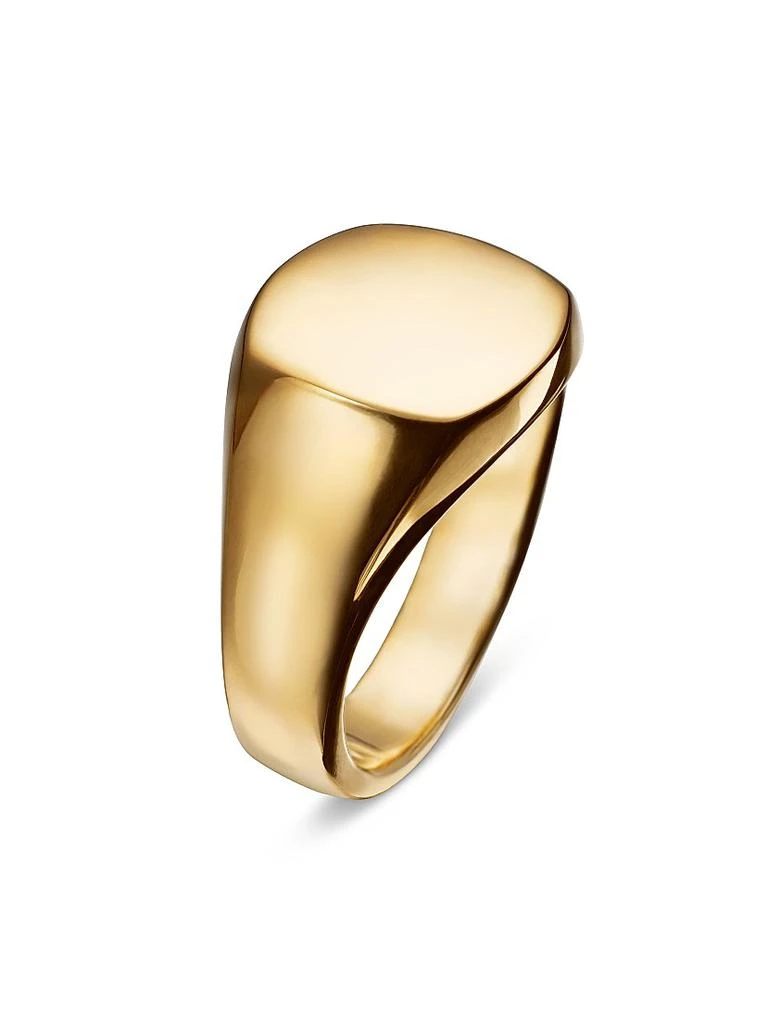 David Yurman Streamline Pinky Ring in 18K Yellow Gold 3