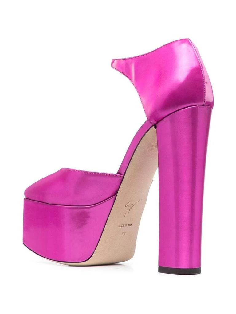 Giuseppe Zanotti Giuseppe Zanotti Leather Plateau Pumps 3