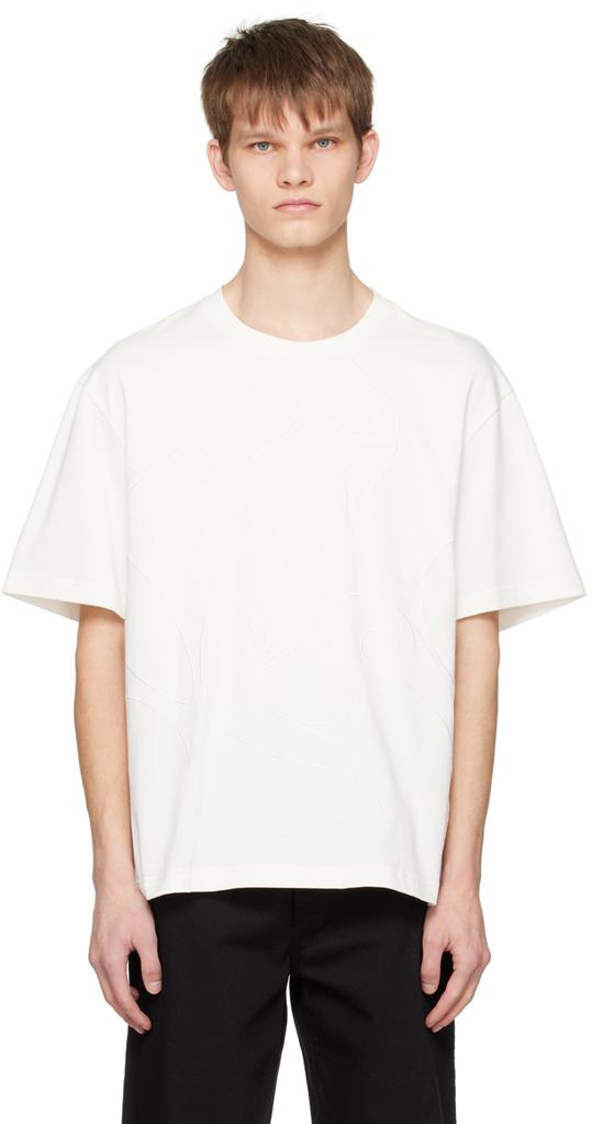Feng Chen Wang Red Double Neck T-Shirt - T-Shirts - BeyondStyle