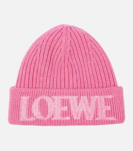 Loewe Logo wool beanie 1