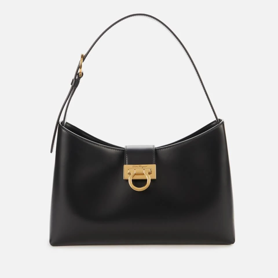 Salvatore Ferragamo Ferragamo Women's Trifolio Shoulder Bag - Nero 1