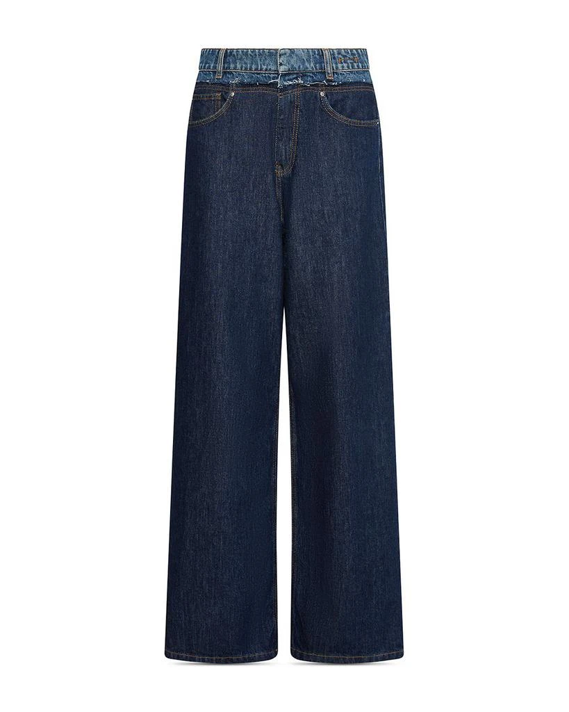 Marella Sport Wide Leg Jeans in Midnight Blue 7