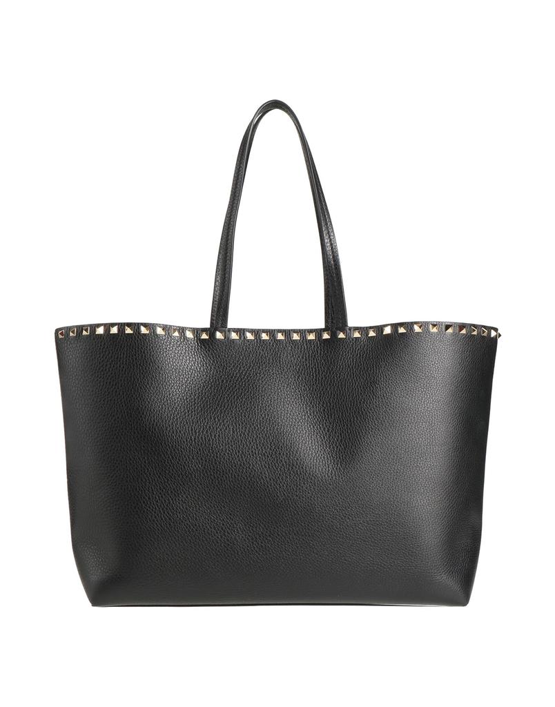 ハンドバッグ Valentino Garavani Embroidered Raffia Mini Rockstud HandBAG Valentino Garavani Mini handbag with embroidered raffia and
